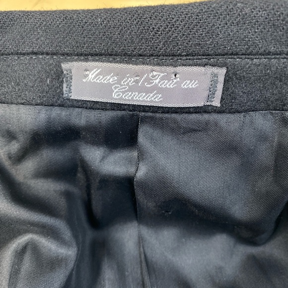 Arnold Brant 100% Cashmere Blazer Jacket Sport Coat 46R Black Classic Preppy - Picture 14 of 15